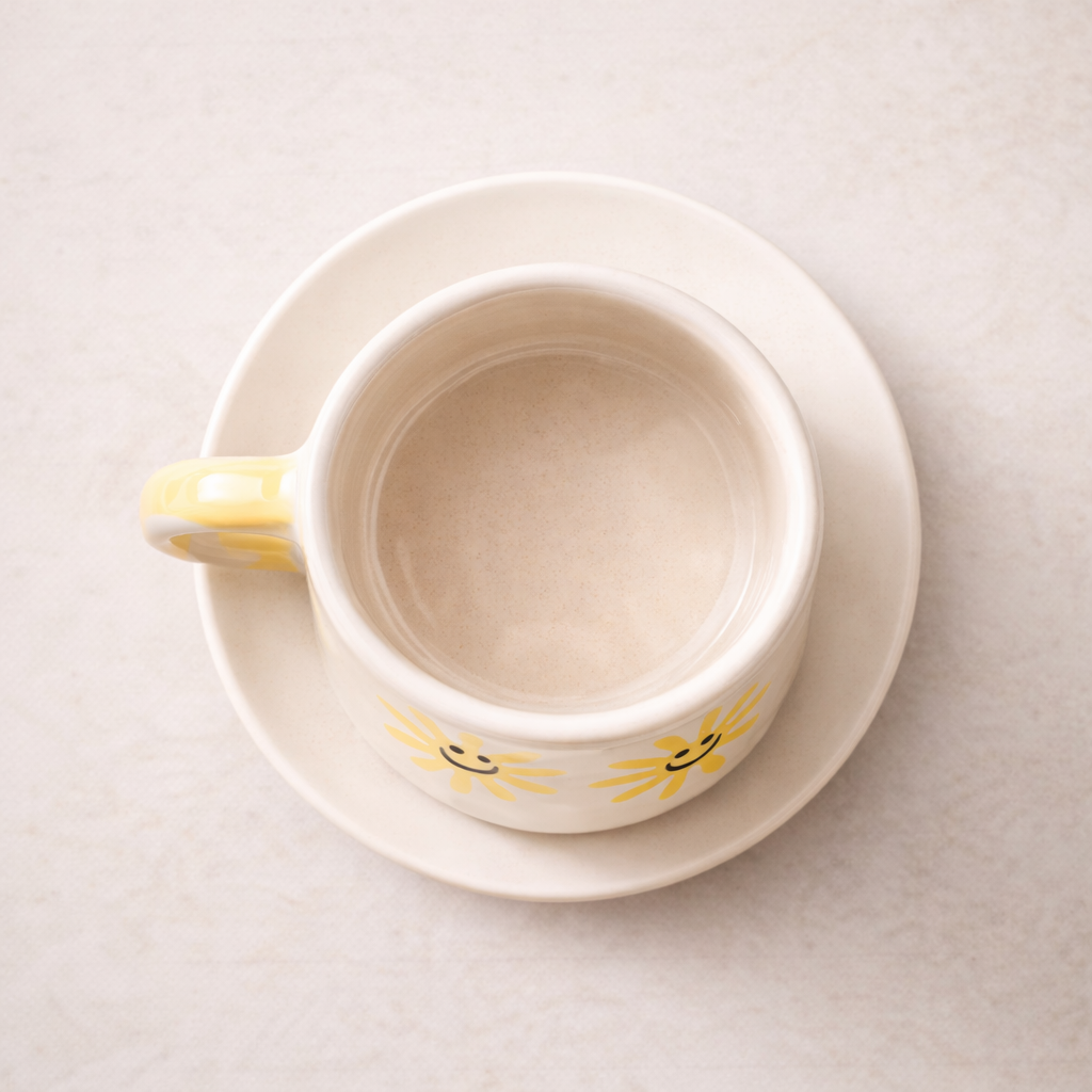 Cute Sun Print Ceramic Coffee Mug – Smiley Sunshine Design
